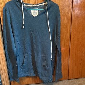 SO Grey Blue Light Hoodie; Juniors L